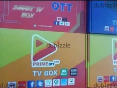 Tv Box with One year subscription