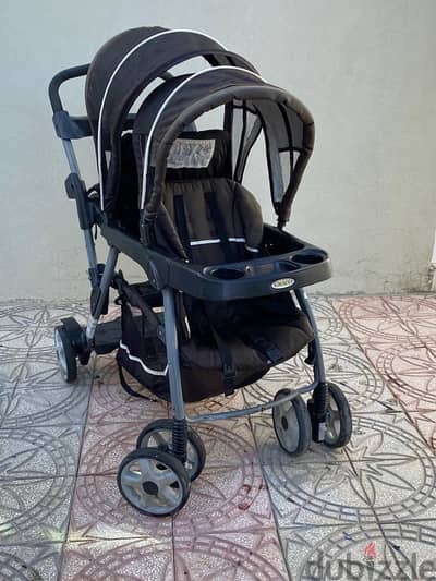 Double deck stroller