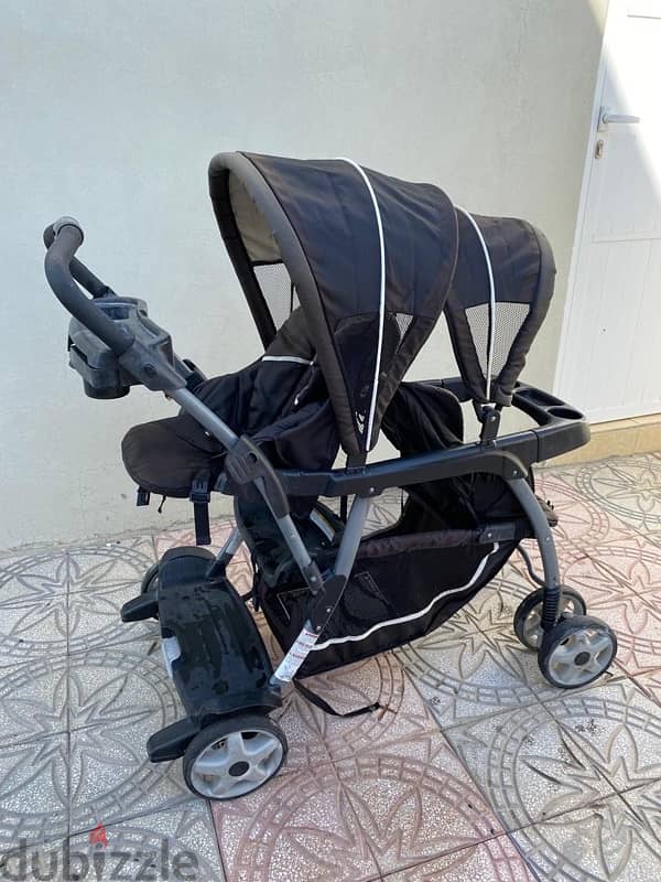 Double deck stroller 1