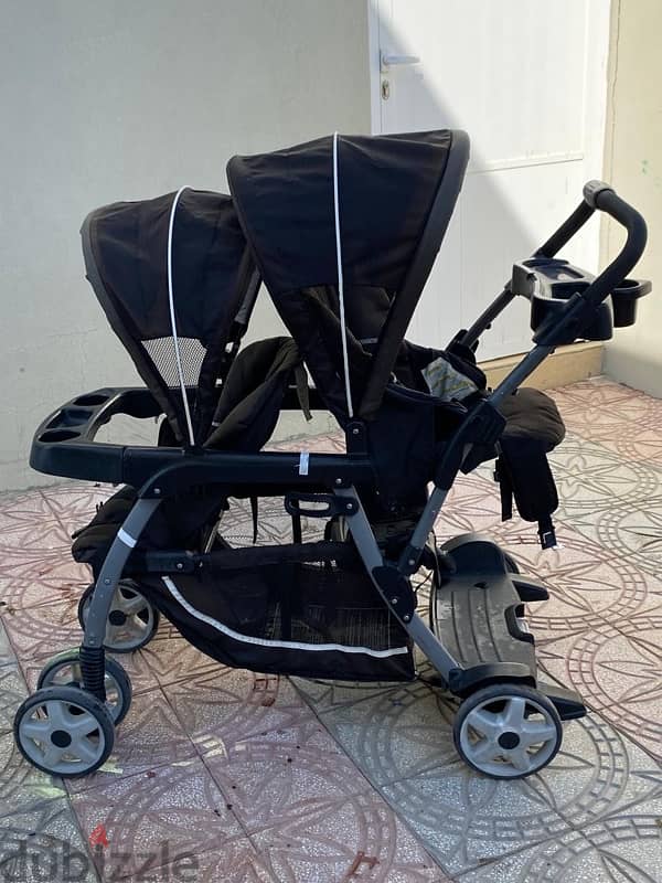 Double deck stroller 2