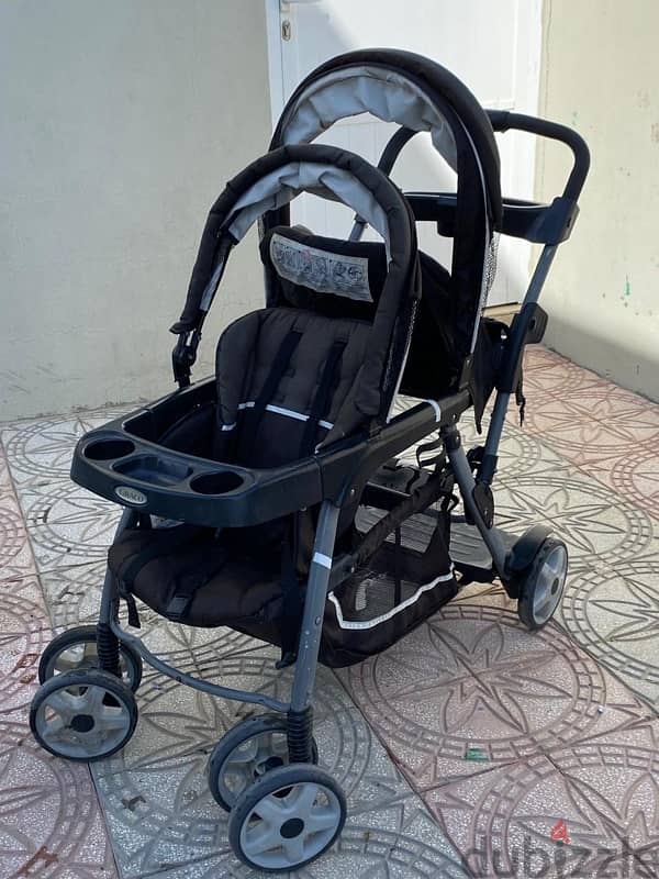 Double deck stroller 3