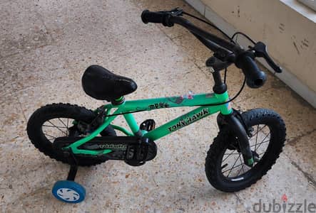 14Inch Green / Black Color Children’s BMX Bicycle, very clean at RO 6