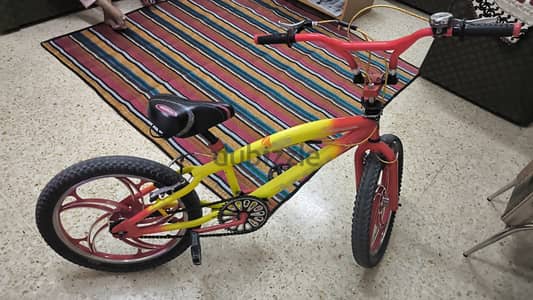 20 Inch ATCO Yellow / Red Color Freestyle BMX Bar Bicycle at RO 12