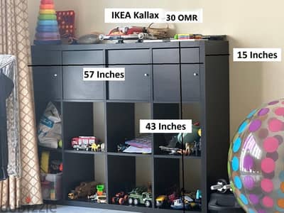 iKEA Kallax current price 59 OMR selling price 30 OMR