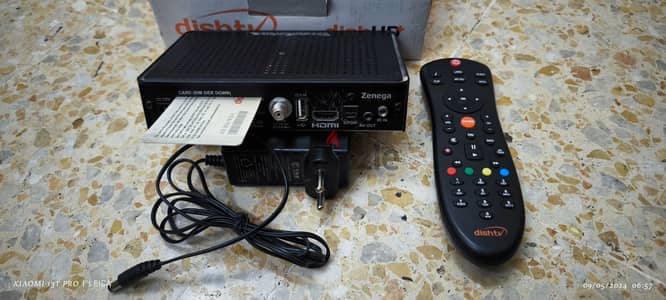 "DISH TV" HD Set up box with all accessories & recharge Card at RO 12