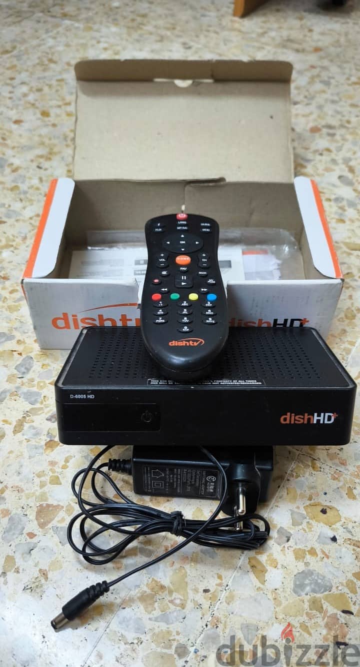 "DISH TV" HD Set up box with all accessories & recharge Card at RO 12 1