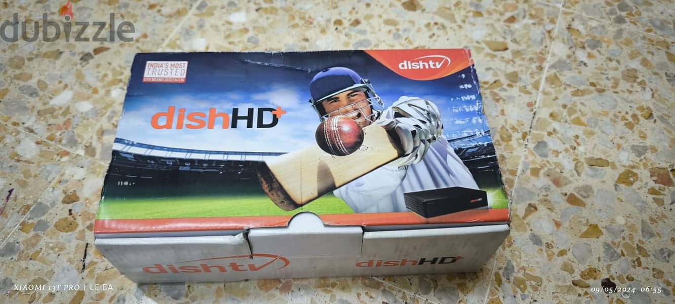 "DISH TV" HD Set up box with all accessories & recharge Card at RO 12 2