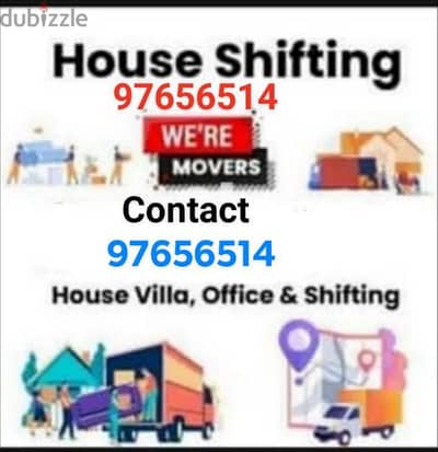 house shifting office shifting villas shifting all over in Oman