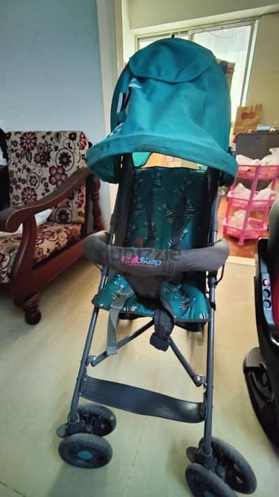 first step stroller and car seat for 30 omr