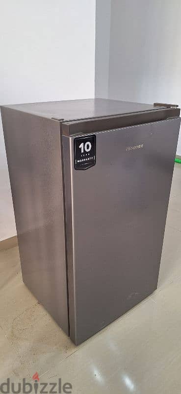 Refrigerator HiSense. 8 months used. 10 year compressor warranty.