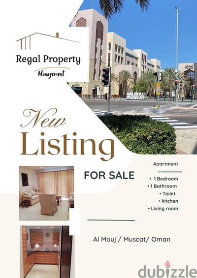 Don’t miss this Elegant 1 Bedroom apartment for sale in al mouj