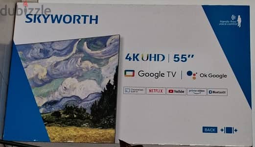 تلفزيون SKYWORTH 4K UHD 55” SMART ANDROID