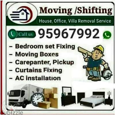 House shiffting office shiffting furniture fixing transport