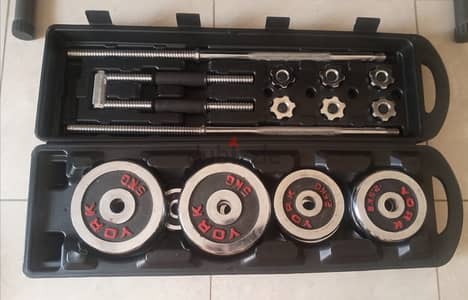 Dumbells for Sale with Bench