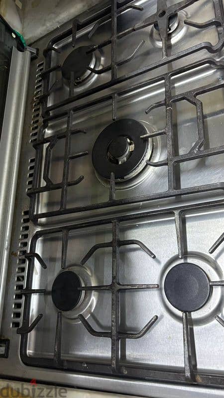 iKon gaz cooking range 5 burners 90*60 1