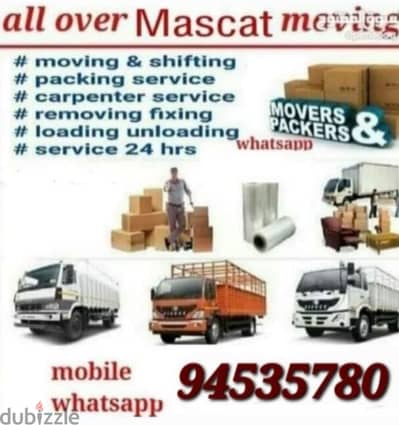 Muscat Movers House shifting office Villa store transport service all