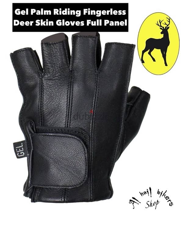 Men’s  Gloves - Genuine black leather 14