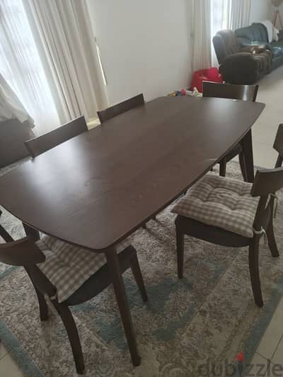 Danube Dining table for sale with chairs