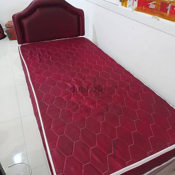 single bed with medical mattress 0