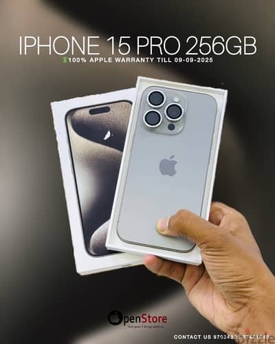 iphone 15 pro 256gb 100%