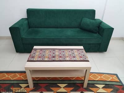 comfortable 3-seater sofa, like new, custom-made, for sale