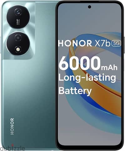 Honor X7b 256gb 5G with 8+8 ram new green colour with one warranty