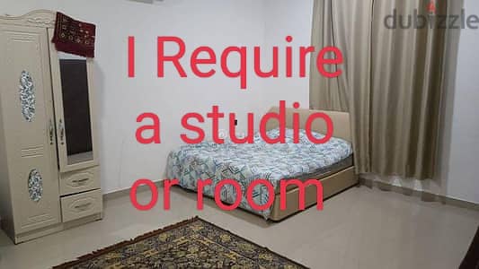 Required studio / room with attached bathroom