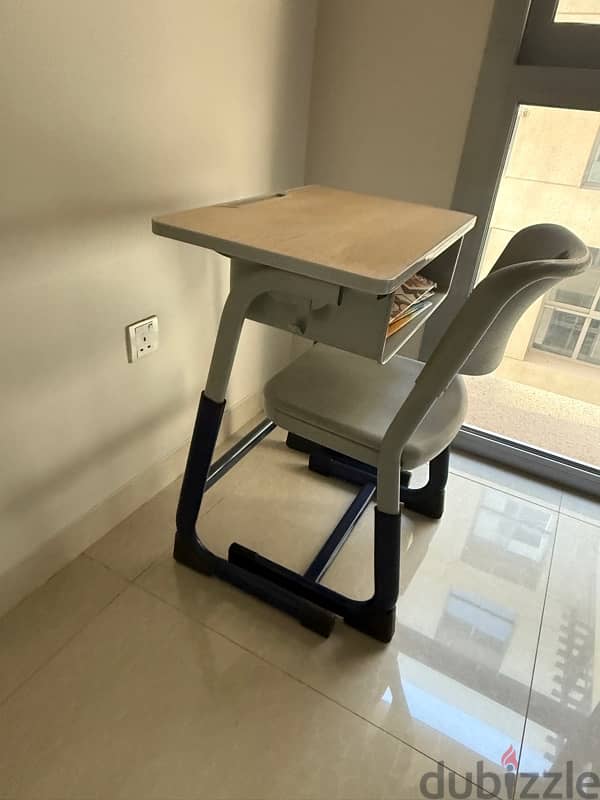 Kids study table and chair 1