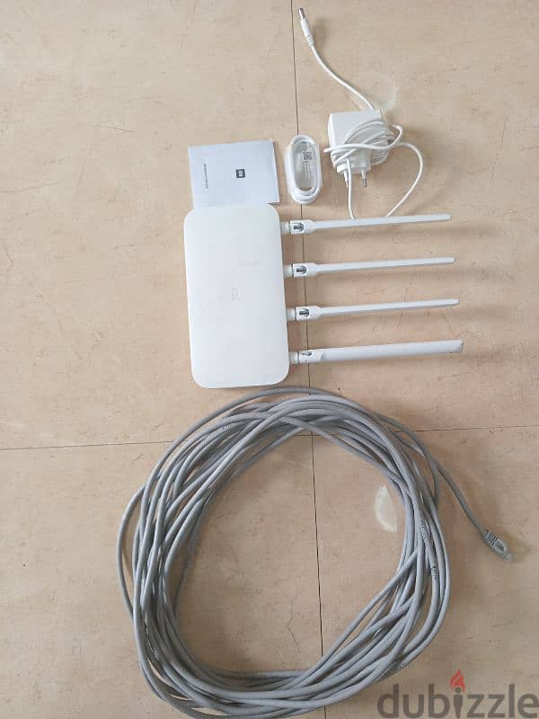 Mi WIFI ROUTER WITH 50 m  CABLE (Best quality) 1