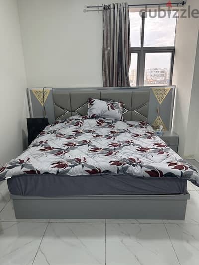 غرفة نوم شبه جديده ايام فقط bedroom queen size