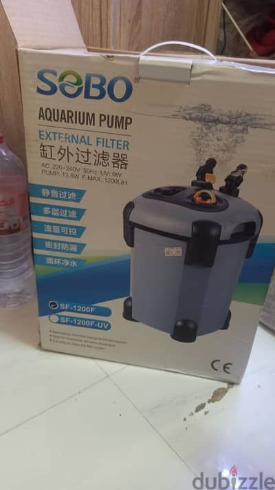 SOBO brand canister filter for sale