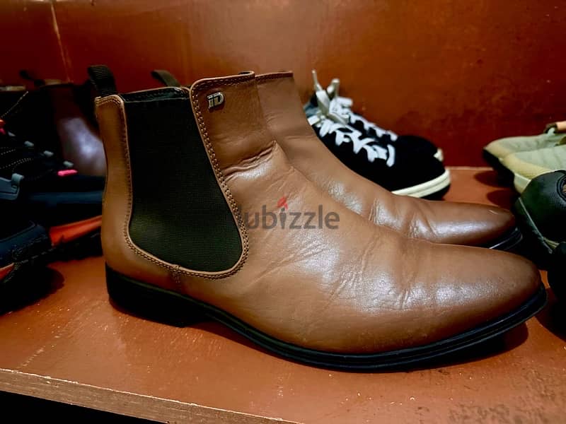 For Sale: Long Leather Boots – Size 41 – Only 15 OMR! 4