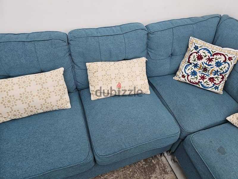 L shaped sofa with coffee table 6