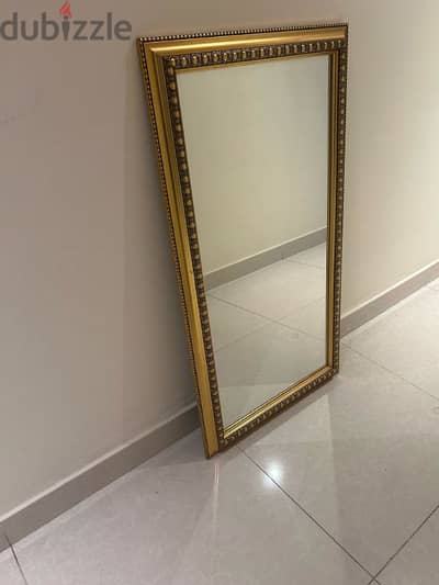 Long wall mirror