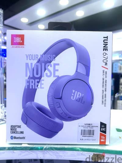 JBL Tune 670NC - ANC with Smart Ambient Wireless On-Ear Headphones