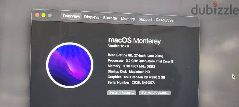 iMac 27 inches 2015 5K retina 1