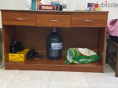 Marble Top Table with 3 Drawer for Sale