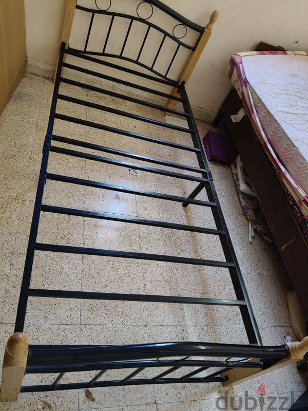 Single Cot Bed + Mattress 1