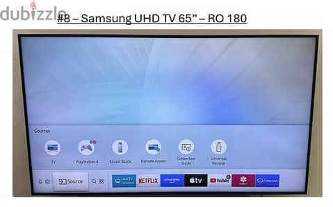 Samsung 65" UHD Smart TV