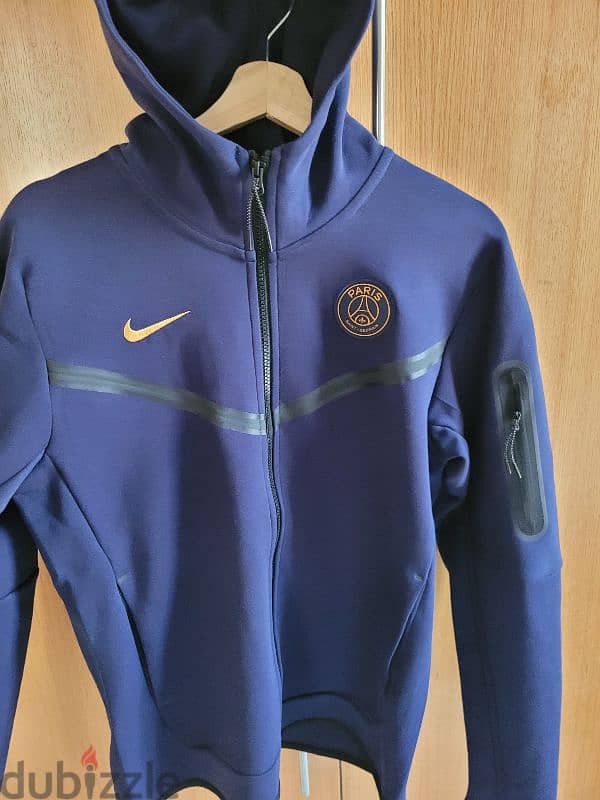 Paris Saint Germain (PSG) Tech Fleece Dark Blue Jacket 4