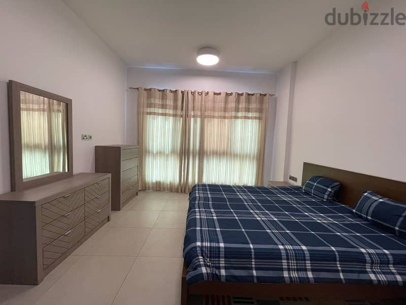 Furnished 1BHK Apartment with Pool View in Muscat Hills PPA391 3