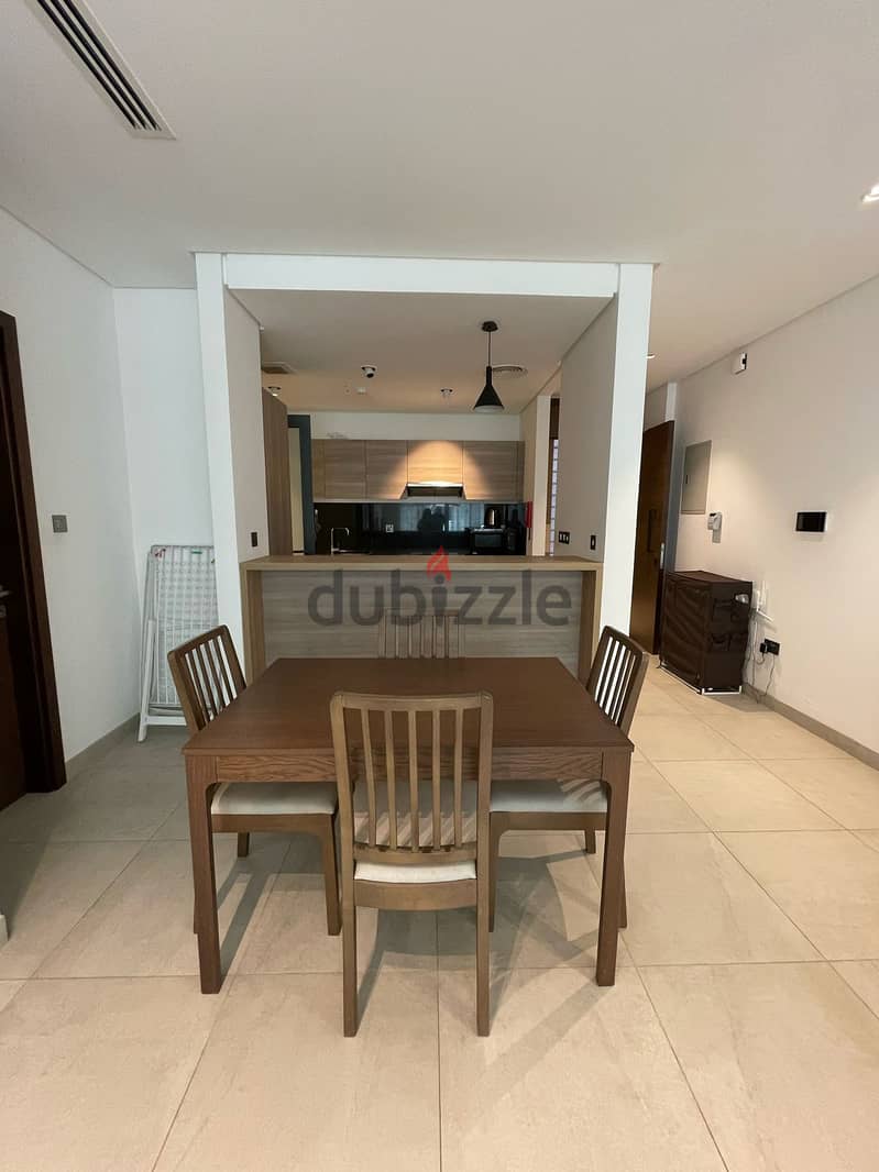 Furnished 1BHK Apartment with Pool View in Muscat Hills PPA391 5