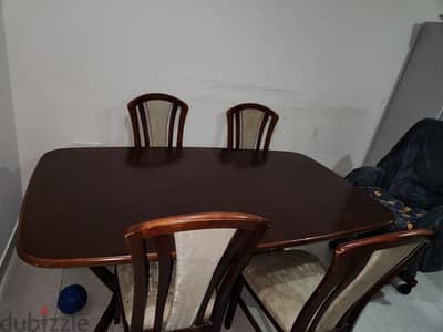 8-Seater Convertible Wooden Dining Table