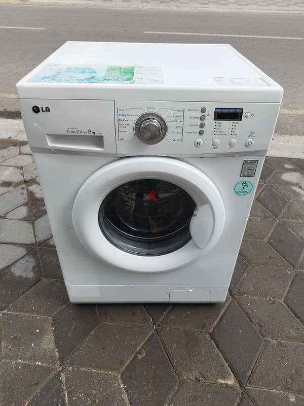 LG 8kg full automatic washing machine for sale 2