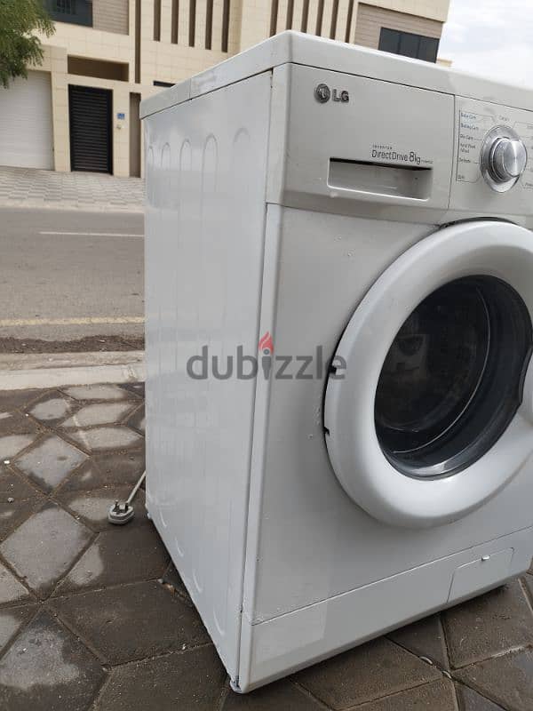 LG 8kg full automatic washing machine for sale 4