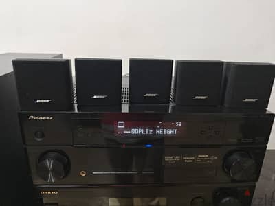 Bose accoustimass 10 series II along with Poineer network Amplifier