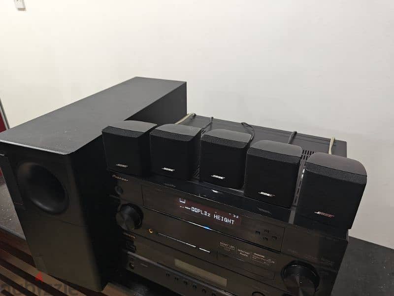 Bose accoustimass 10 series II along with Poineer network Amplifier 1