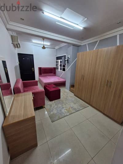 استديو مفروش الخوير33 مقابل مطعم طاطا Furnished studio Al Khuwair 33