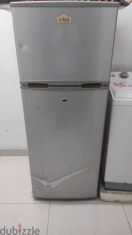 olsenmark semi automatic washing machine 10kg and a fridge power brand 1