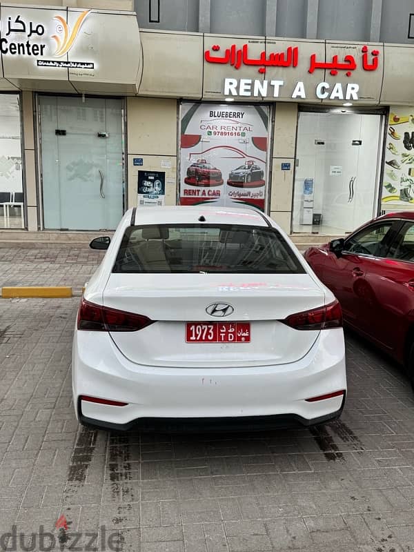 Hyundai Accent 2020 model for Rent 1